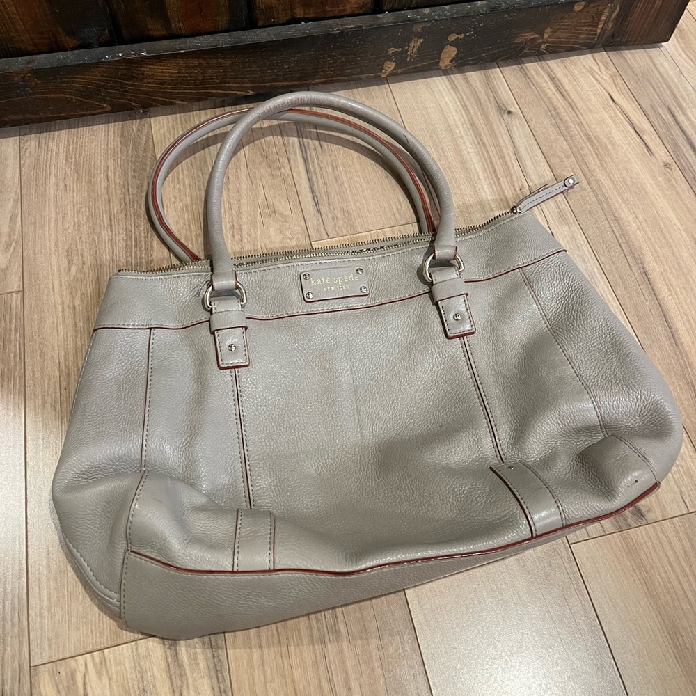 Kate Spade Light Gray Satchel